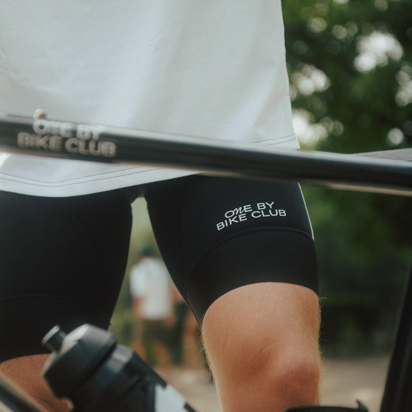Cargo bib shorts